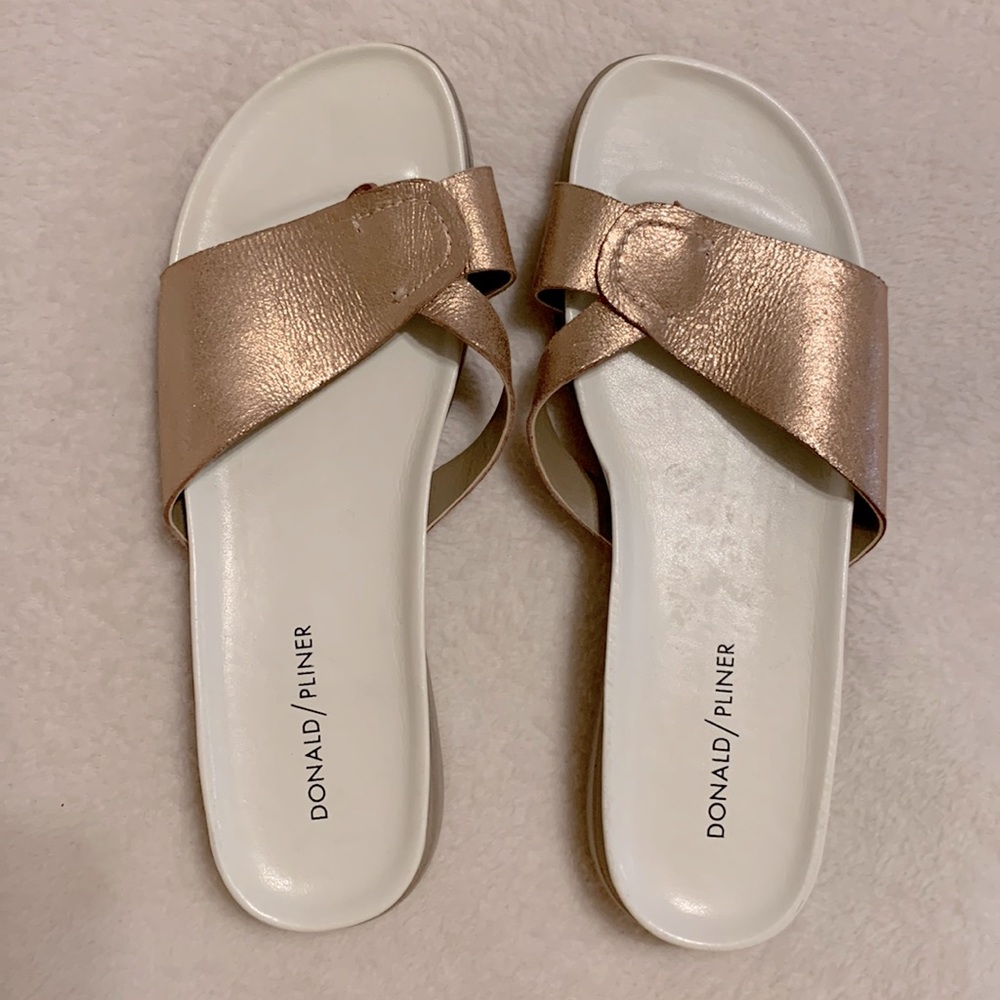 Donald Pliner Rose Gold Sandals